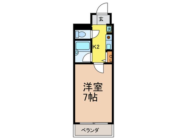 花屋敷マンションの物件間取画像